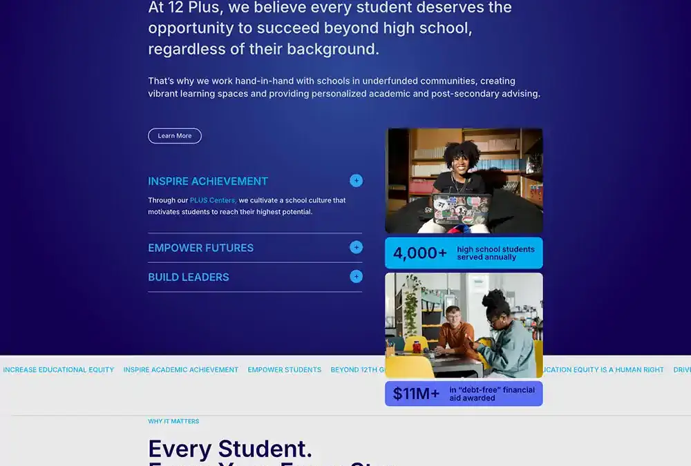 12plus.org Site Build